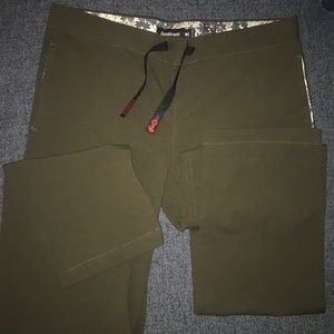 Betabrand Comfortable Seersucker Drawstring Pants